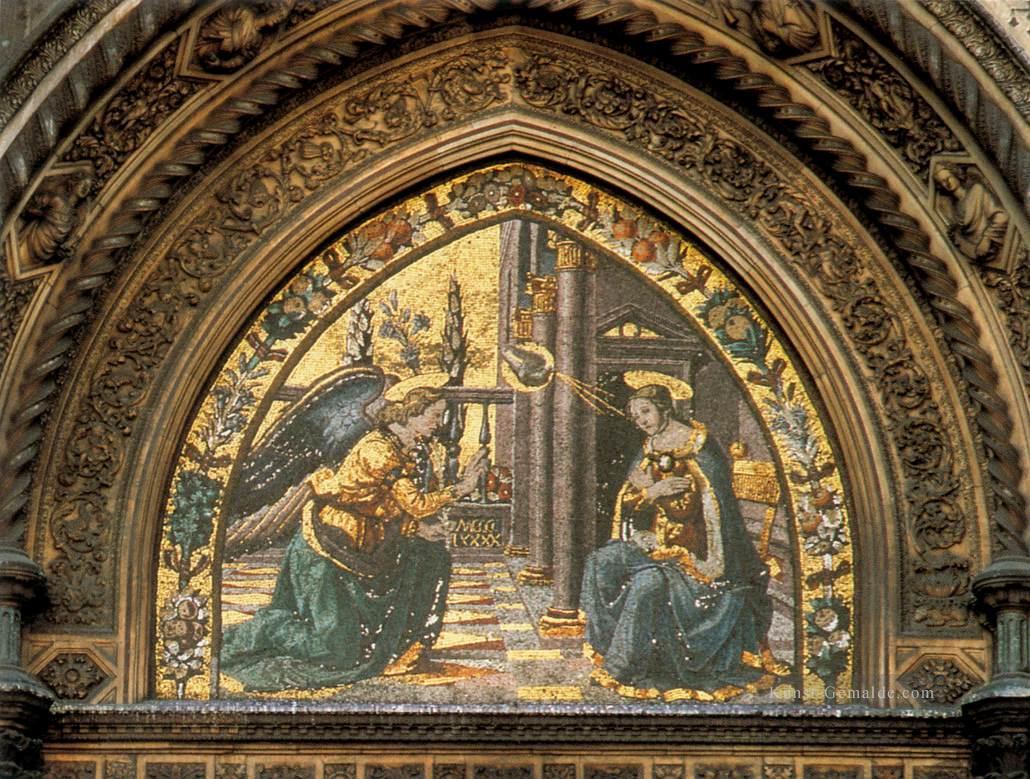 Verkündigung 1489 Florenz Renaissance Domenico Ghirlandaio Ölgemälde